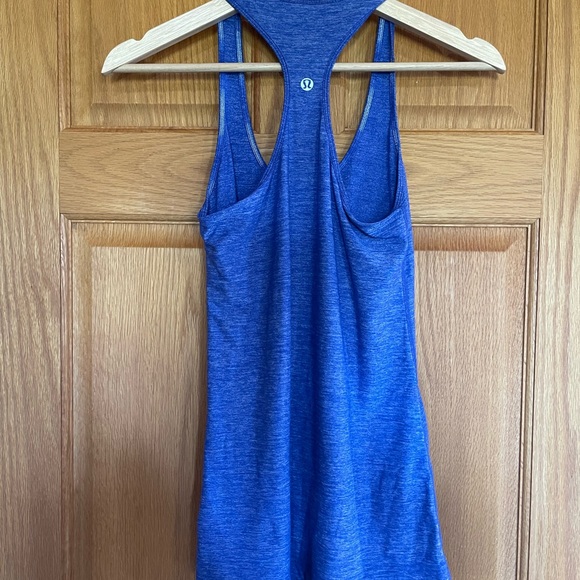 Lululemon Run Swiftly Tank Top Heathered Blue Running - Picture 2 of 2